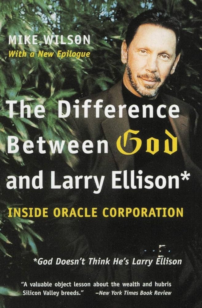 The difference between God and Larry Ellison